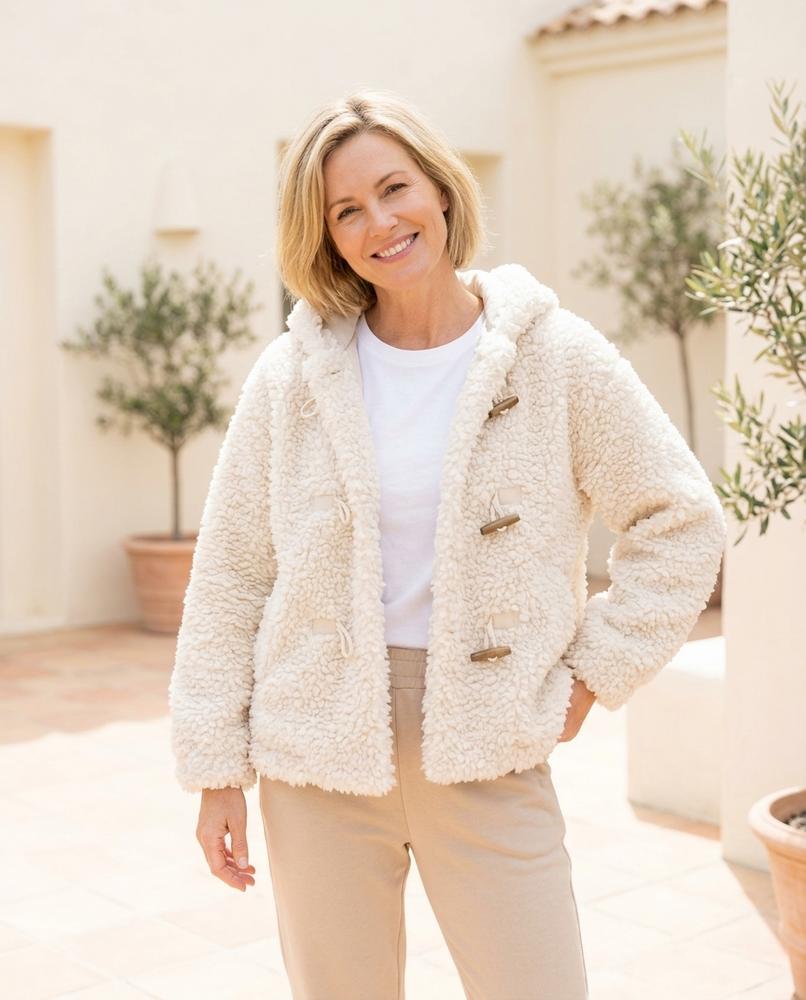 ExpressOutlet24 - Yihod | Plush Toggle-Front Jacket Women