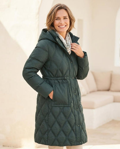 ExpressOutlet24 - Lezak | Quilted Hooded Coat Women