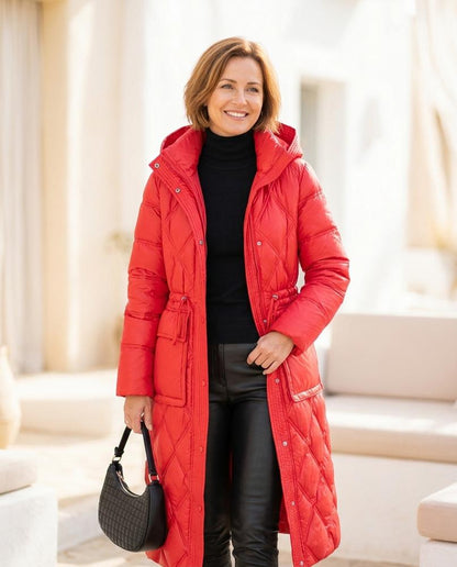 ExpressOutlet24 - Lezak | Quilted Hooded Coat Women