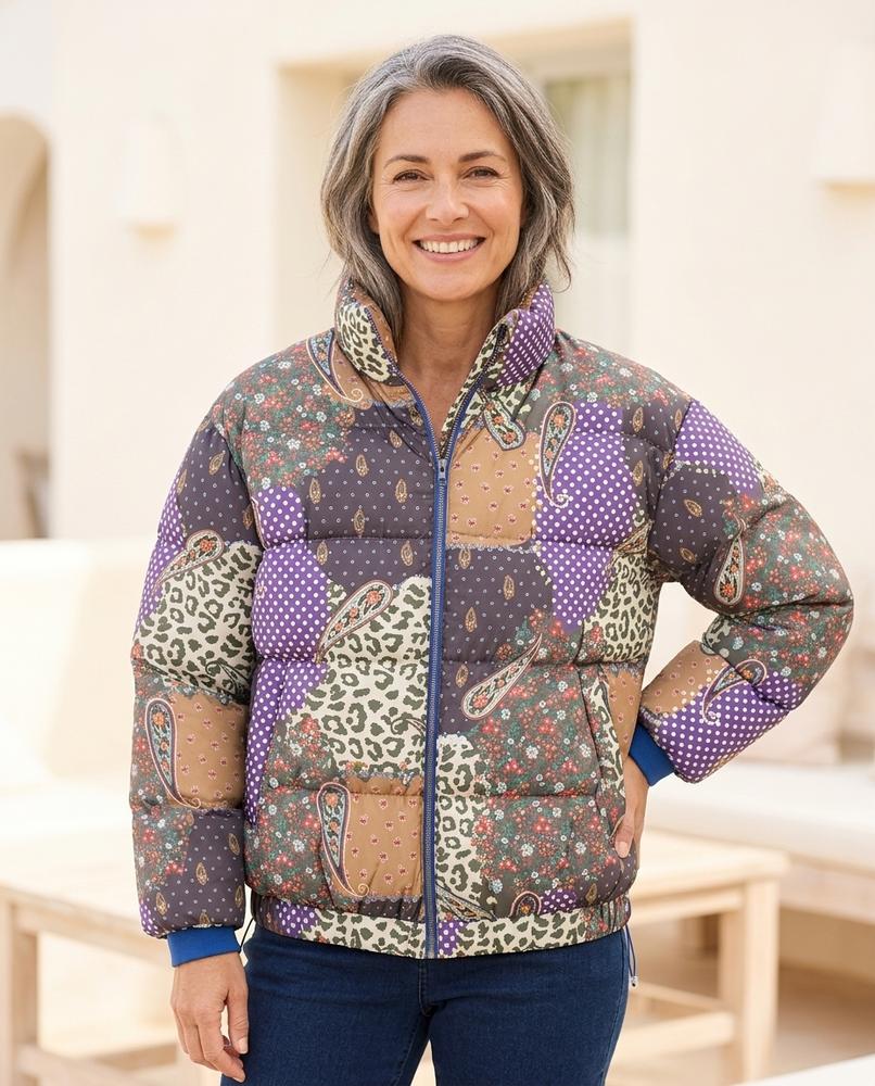 ExpressOutlet24 - Sowun | Patchwork Padded Jacket Women
