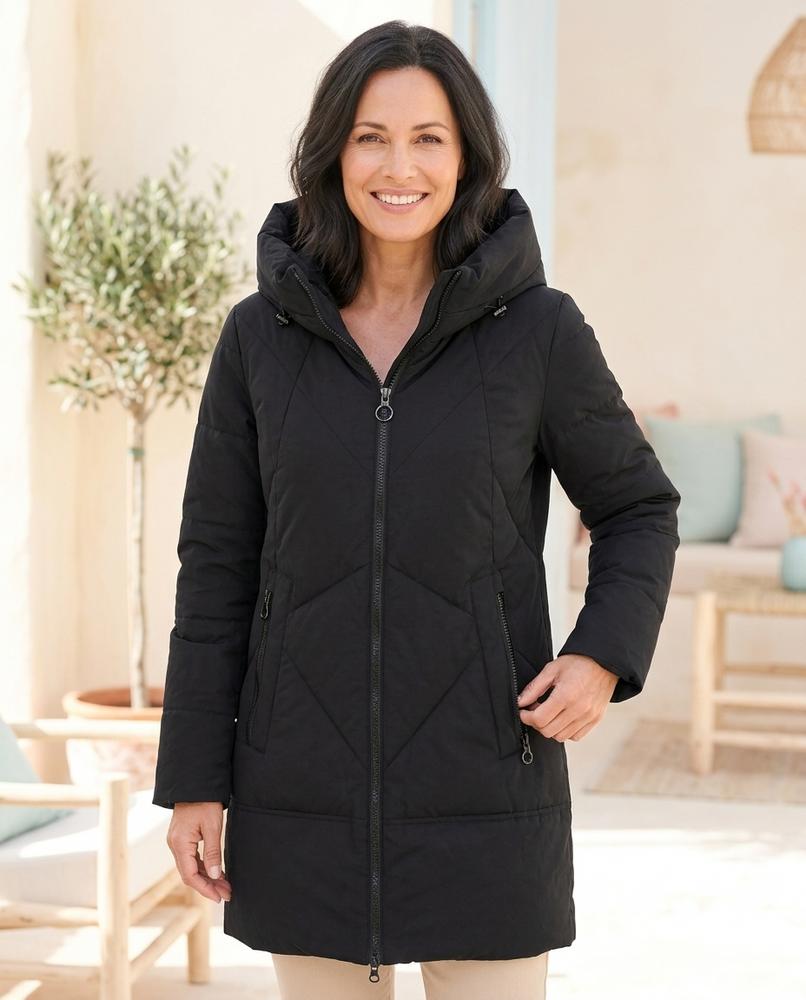 ExpressOutlet24 - Augon | Quilted Hooded Coat Women