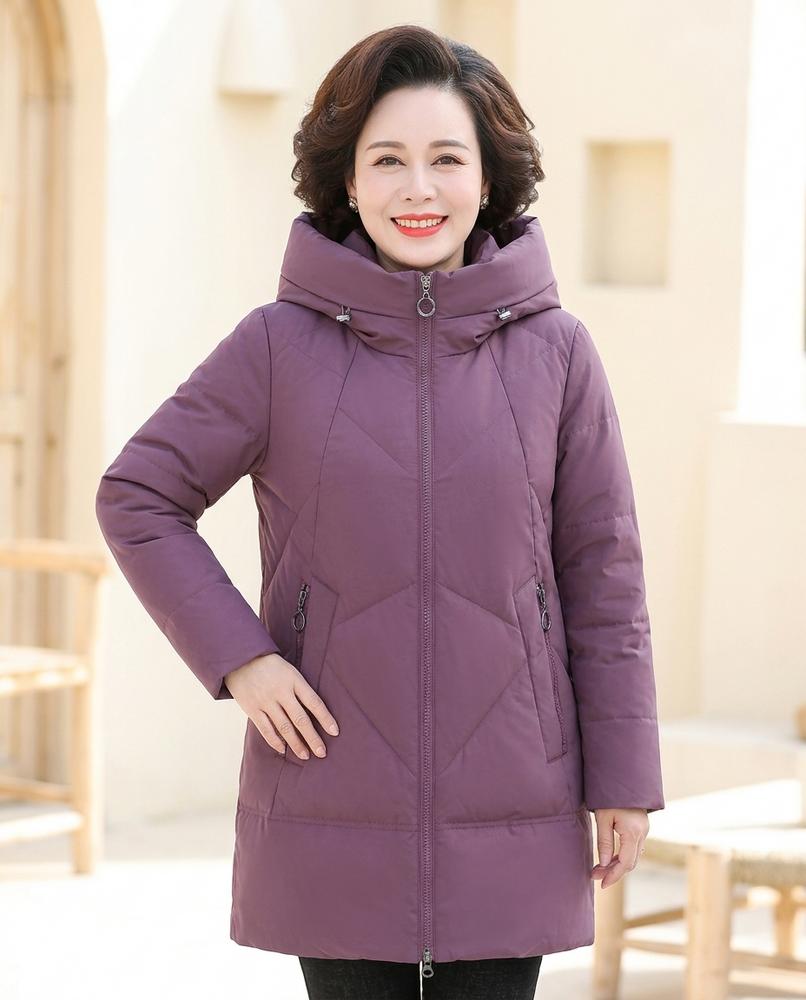 ExpressOutlet24 - Augon | Quilted Hooded Coat Women