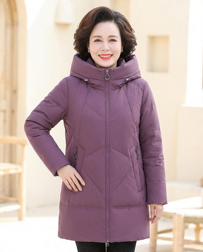 ExpressOutlet24 - Augon | Quilted Hooded Coat Women
