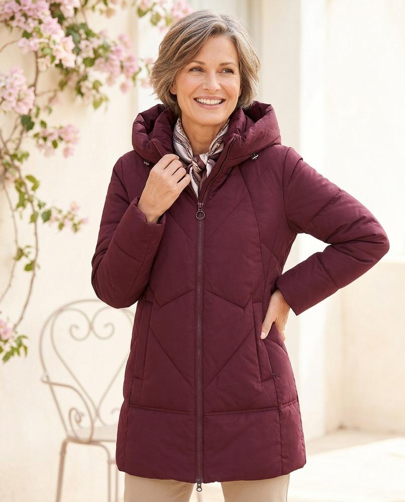 ExpressOutlet24 - Augon | Quilted Hooded Coat Women