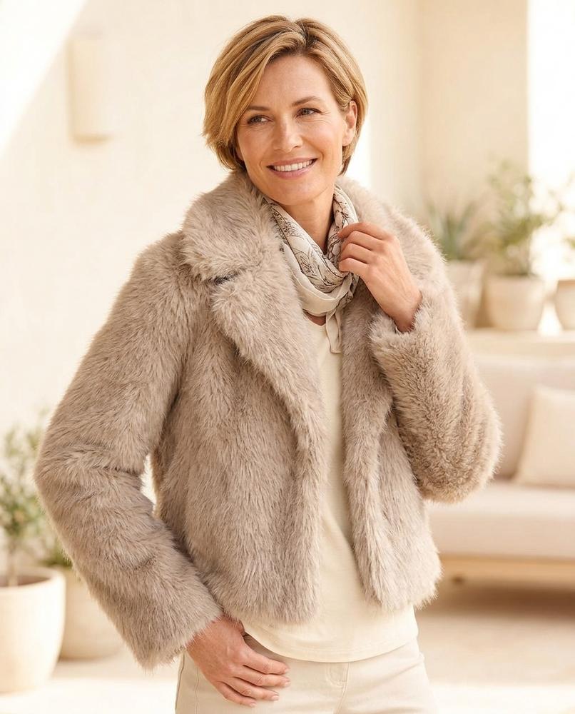 ExpressOutlet24 - Ailur | Faux Fur Short-Cut Jacket Women