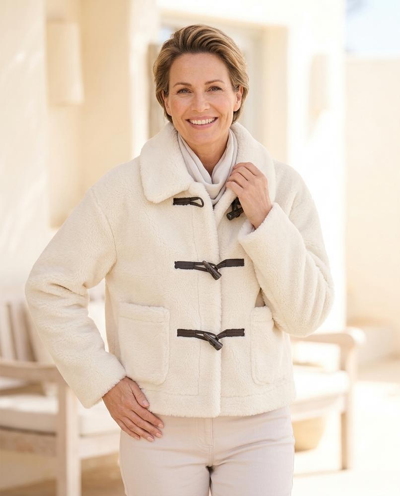 ExpressOutlet24 - Tegam | Plush Toggle-Front Jacket Women