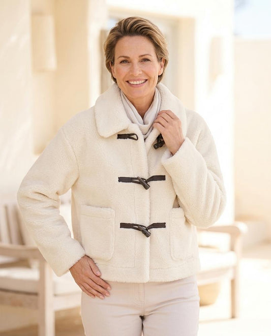 ExpressOutlet24 - Tegam | Plush Toggle-Front Jacket Women