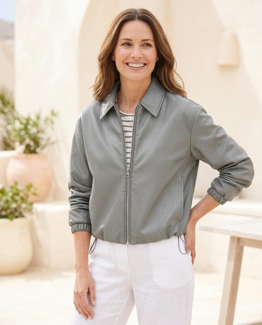 ExpressOutlet24 - Renov | Zip-Up Collared Jacket Women