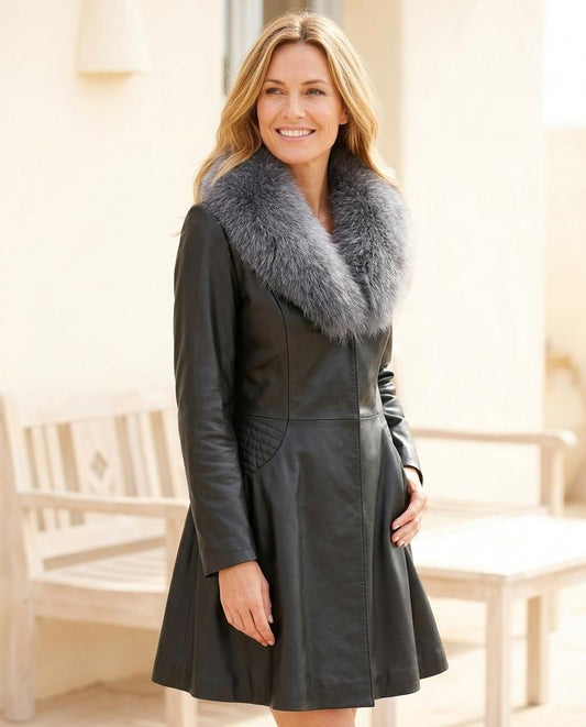 ExpressOutlet24 - Kipin | Fitted Faux-Fur Coat Women