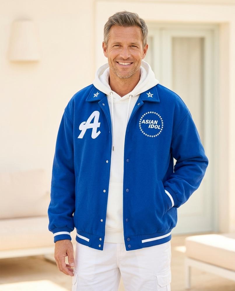ExpressOutlet24 - Dorum | Embroidered Collared Jacket Men