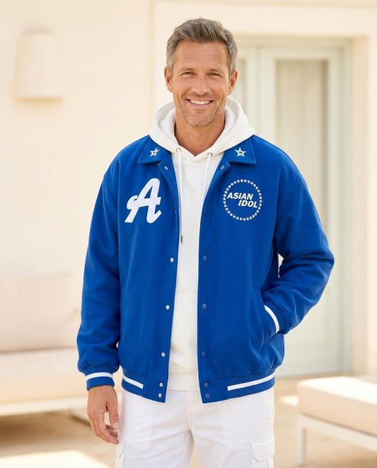 ExpressOutlet24 - Dorum | Embroidered Collared Jacket Men