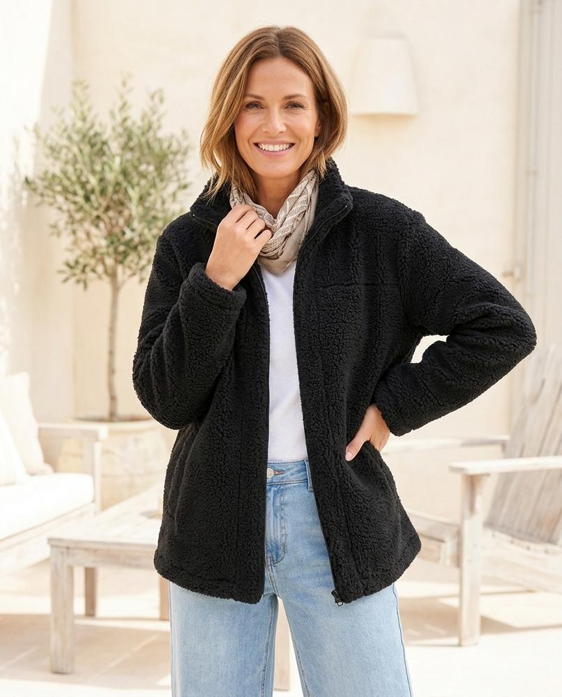 ExpressOutlet24 - Rikad | Zip-Up Fleece Jacket Women
