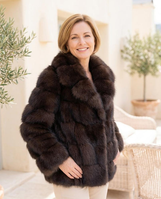 ExpressOutlet24 - Nulun | Paneled Faux-Fur Jacket Women