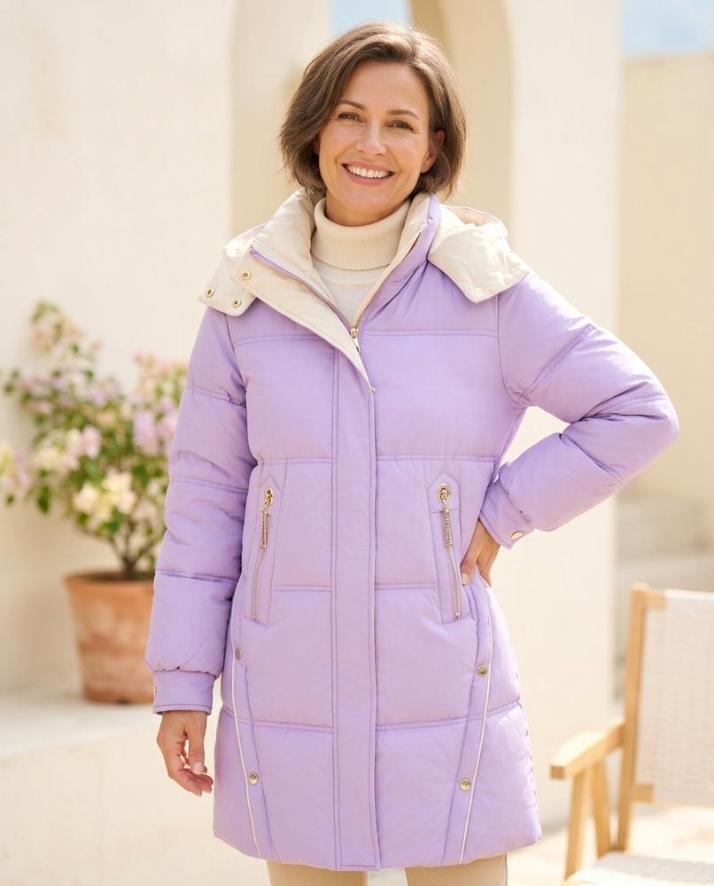 ExpressOutlet24 - Eikad | Quilted Hooded Coat Women