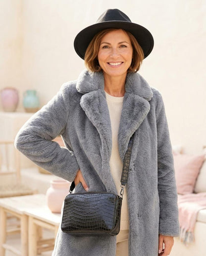 ExpressOutlet24 - Zekat | Faux-Fur Open-Front Coat Women