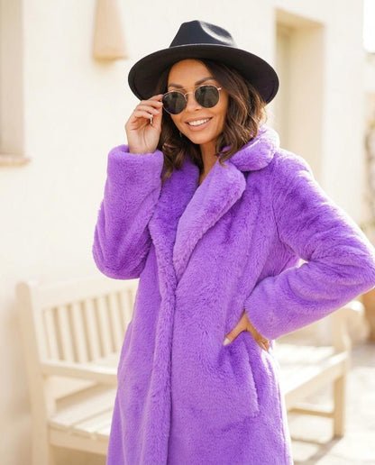 ExpressOutlet24 - Zekat | Faux-Fur Open-Front Coat Women