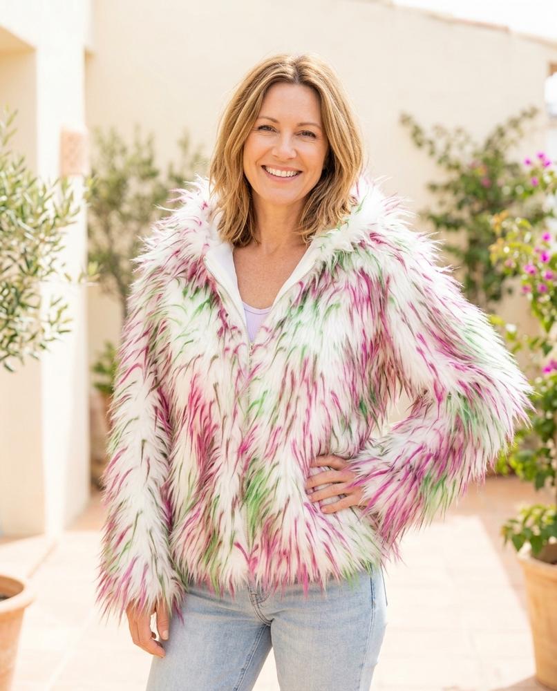 ExpressOutlet24 - Dopik | Faux Fur Hooded Jacket Women