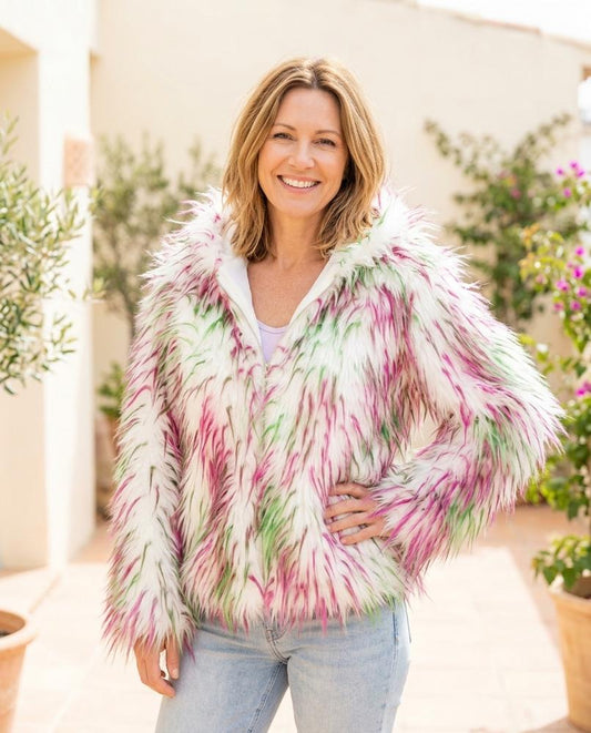 ExpressOutlet24 - Dopik | Faux Fur Hooded Jacket Women