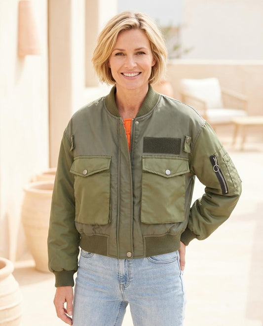 ExpressOutlet24 - Vuhil | Padded Zippered Jacket Women