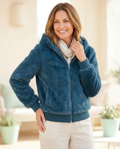 ExpressOutlet24 - Muwur | Zip-Up Hooded Jacket Women