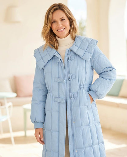 ExpressOutlet24 - Rofol | Quilted Belted Coat Women