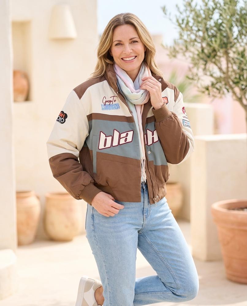 ExpressOutlet24 - Vorid | Color-Block Embroidered Jacket Unisex
