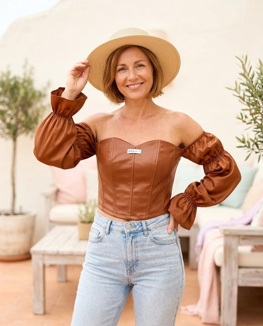 ExpressOutlet24 - Kidin | Off-Shoulder Corset-Style Top Women