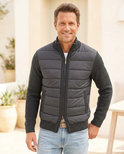 ExpressOutlet24 - Cazuk | Quilted Zip-Up Jacket Men