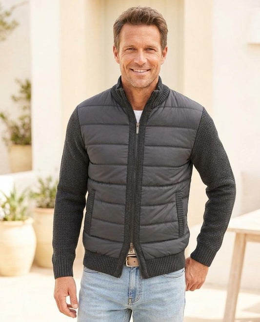 ExpressOutlet24 - Cazuk | Quilted Zip-Up Jacket Men