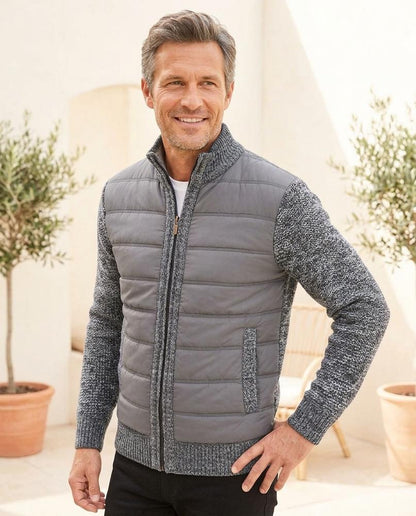 ExpressOutlet24 - Cazuk | Quilted Zip-Up Jacket Men