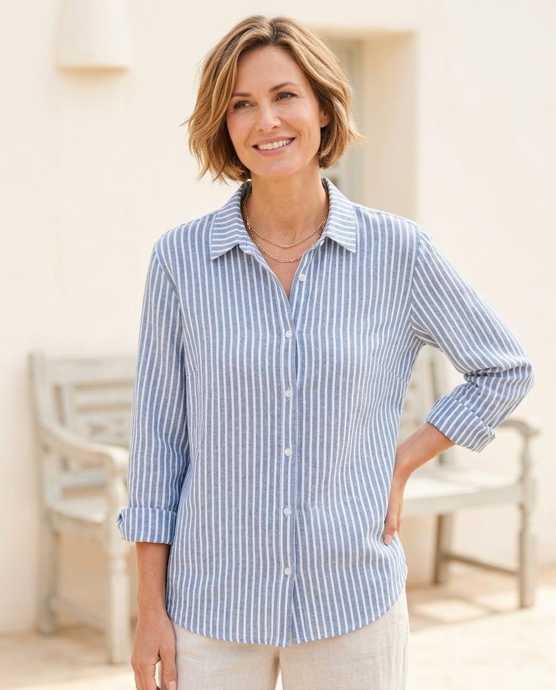 ExpressOutlet24 - Lufom | Plaid Button-Down Shirt Women